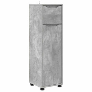 Badezimmermöbel Set mit Regal Beton Grau 4-teilig