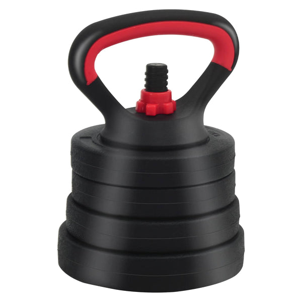 30kg Hantelset 4-in-1 Schwarz/Rot