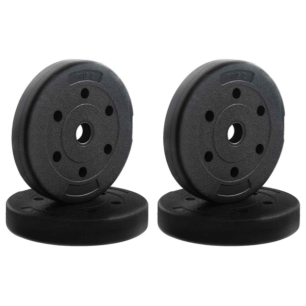 30kg Hantelset 4-in-1, Schwarz/Blau