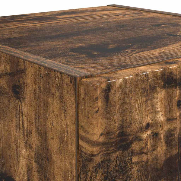 vidaXL TV Wall Cabinet 2 pcs Smoked Oak 30 x 31 x 80 cm