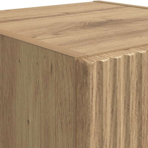 vidaXL TV Wall Cabinet Craft Oak 30 x 31 x 100 cm