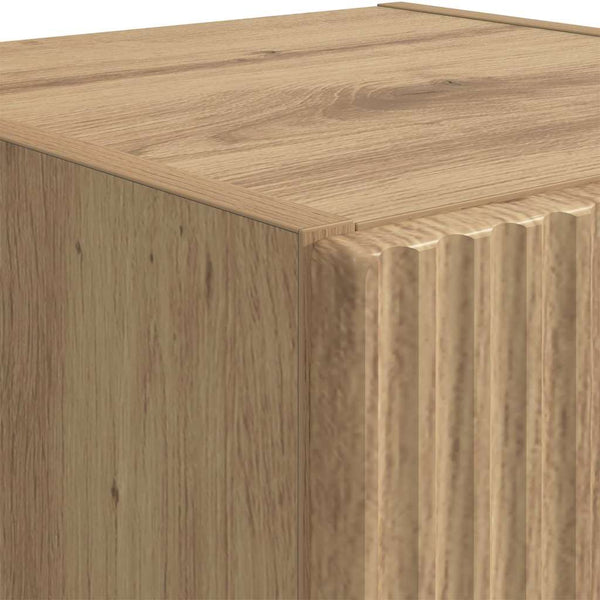 vidaXL TV Wall Cabinet Craft Oak 30 x 31 x 100 cm