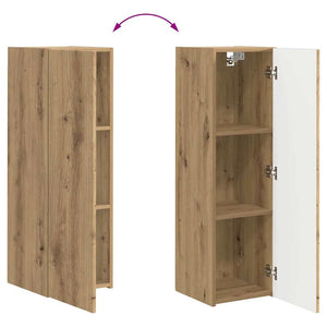 vidaXL TV Wall Cabinet Craft Oak 30 x 31 x 100 cm