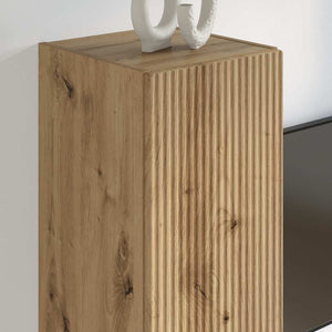 vidaXL TV Wall Cabinet 2 pcs Artisan Oak 30 x 31 x 100 cm