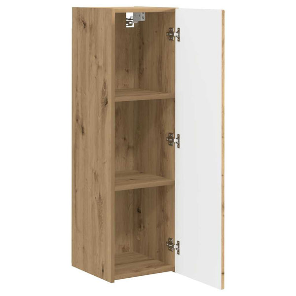 vidaXL TV Wall Cabinet 2 pcs Artisan Oak 30 x 31 x 100 cm