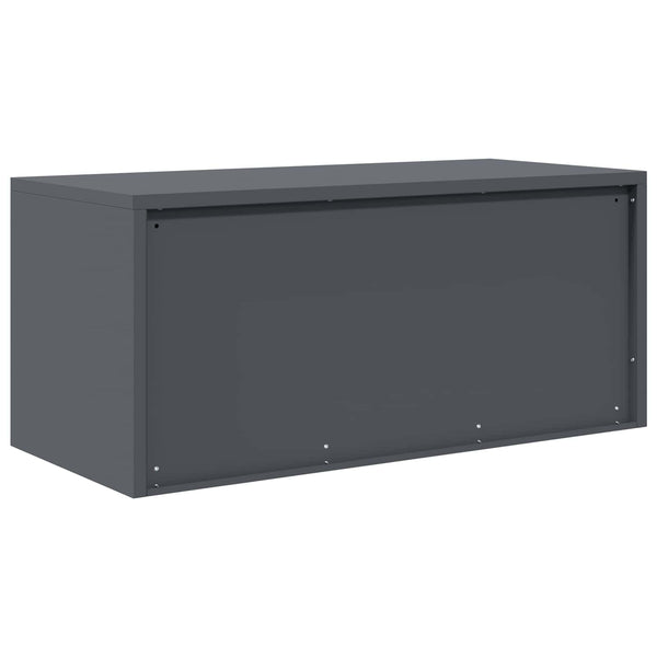 vidaXL Storage Cabinet Anthracite 90 x 40 x 40 cm Steel