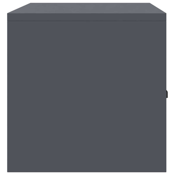 vidaXL Storage Cabinet Anthracite 90 x 40 x 40 cm Steel