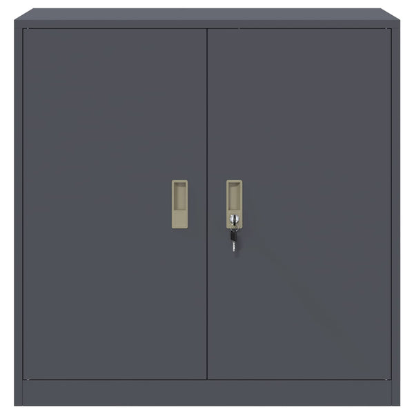 vidaXL Storage Cabinet Anthracite 90 x 40 x 90 cm Steel