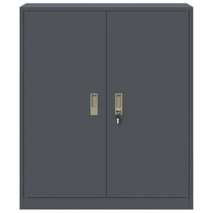 vidaXL Storage Cabinet Anthracite 90 x 40 x 105 cm Steel