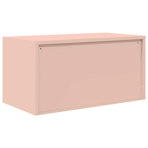 vidaXL Storage Cabinet Pink 80 x 40 x 40 cm Steel