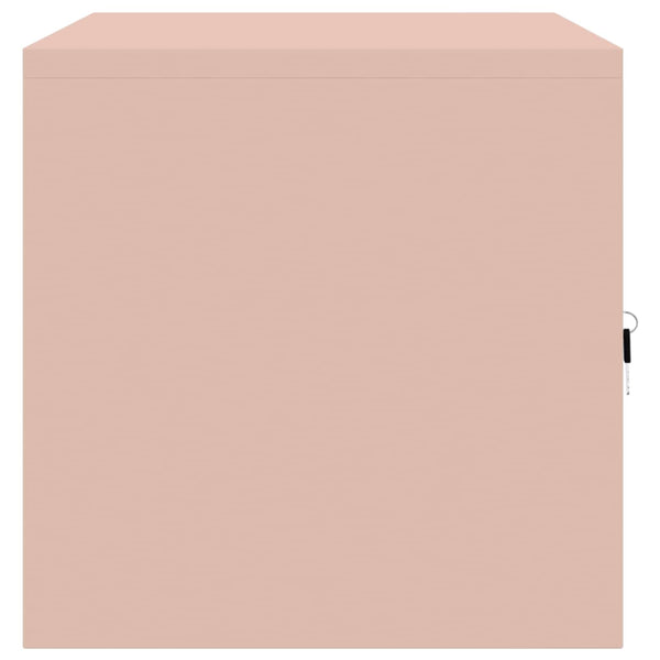 vidaXL Storage Cabinet Pink 80 x 40 x 40 cm Steel