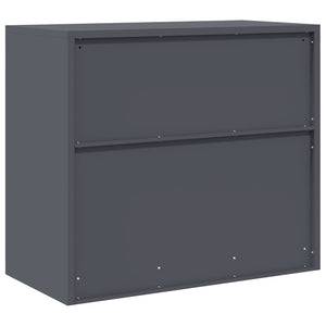 vidaXL Storage Cabinet Anthracite 80 x 40 x 70 cm Steel