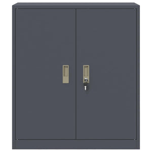 vidaXL Storage Cabinet Anthracite 80 x 40 x 90 cm Steel