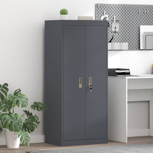 Aktenschrank Anthrazit Stahl 60x40x140cm
