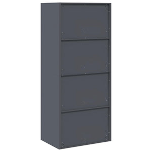 Aktenschrank Anthrazit Stahl 60x40x140cm