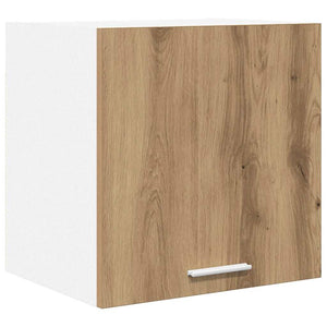 vidaXL Wall Cabinet with Door Artisan Oak and White 40 x 31 x 40 cm