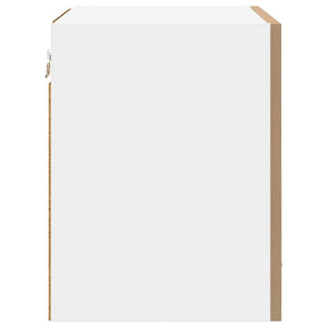 vidaXL Wall Cabinet with Door Artisan Oak and White 40 x 31 x 40 cm