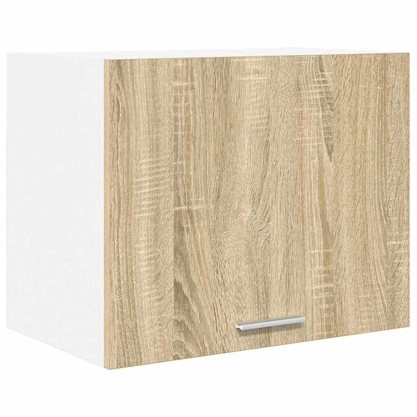 vidaXL Wall Cabinets 2 pcs Sonoma Oak and White 50 x 31 x 40 cm