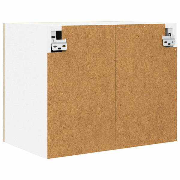 vidaXL Wall Cabinets 2 pcs Sonoma Oak and White 50 x 31 x 40 cm