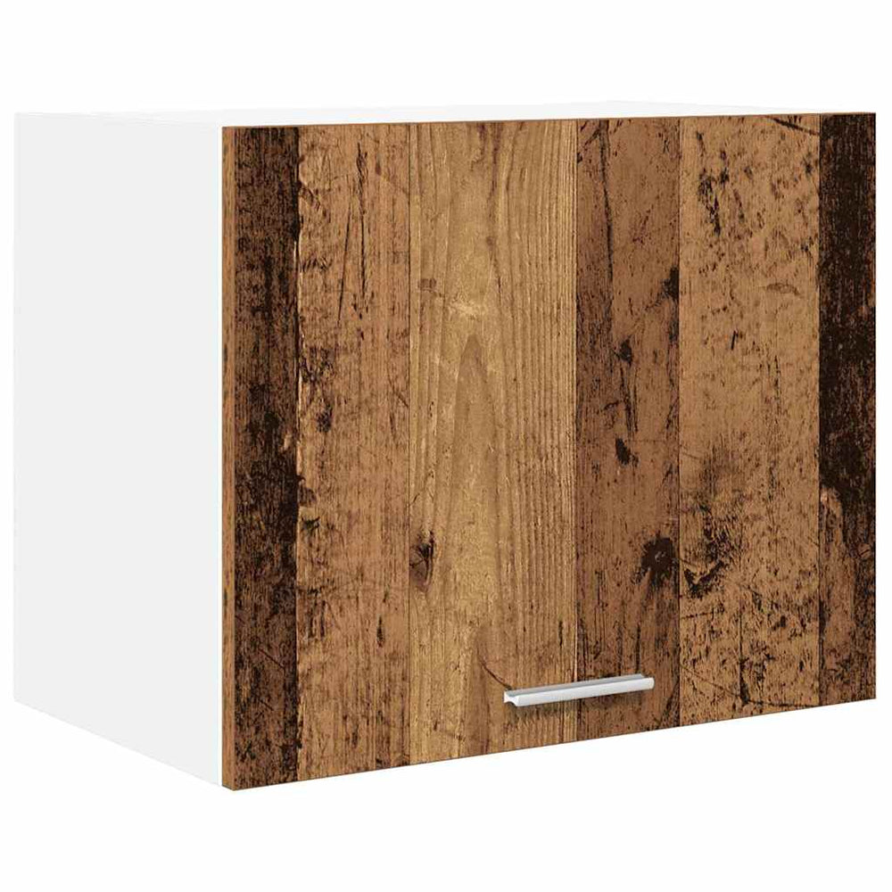 vidaXL Wall Cabinet Old Wood and White 50 x 31 x 40 cm Engineered Wood