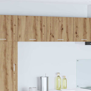 vidaXL Wall Cabinets 2 pcs Artisan Oak and White 50 x 31 x 40 cm