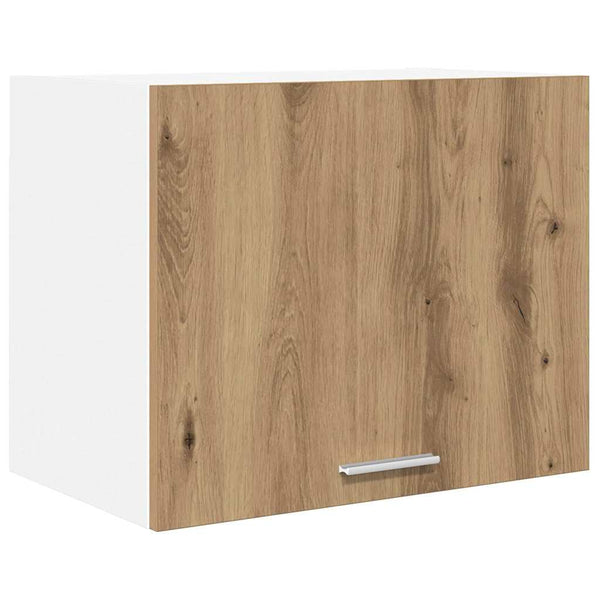 vidaXL Wall Cabinets 2 pcs Artisan Oak and White 50 x 31 x 40 cm