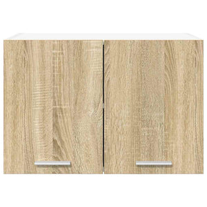 vidaXL Wall Cabinets 2 pcs Sonoma Oak and White 60 x 31 x 40 cm