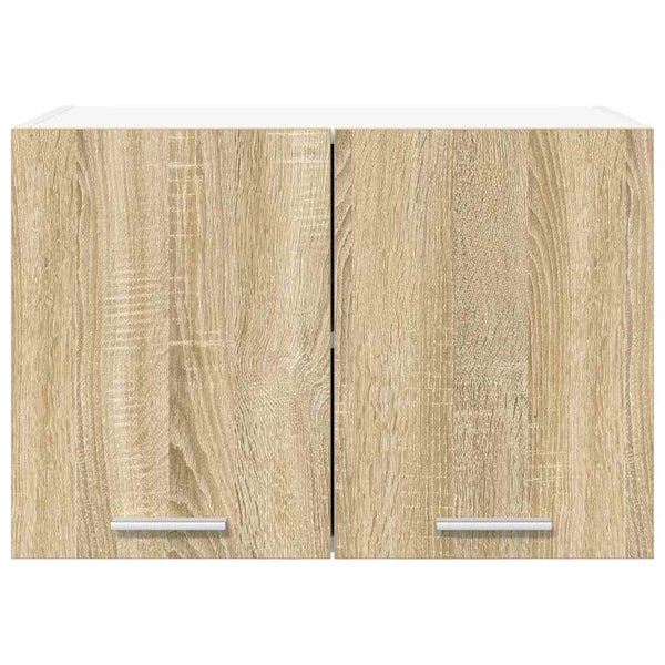 vidaXL Wall Cabinets 2 pcs Sonoma Oak and White 60 x 31 x 40 cm