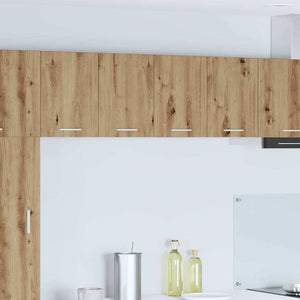 vidaXL Wall Cabinet 2 pcs Artisan Oak and White 60 x 31 x 40 cm