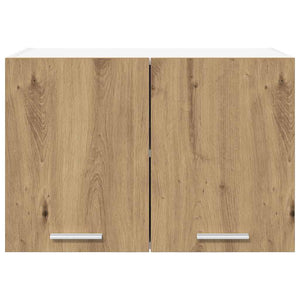 vidaXL Wall Cabinet 2 pcs Artisan Oak and White 60 x 31 x 40 cm