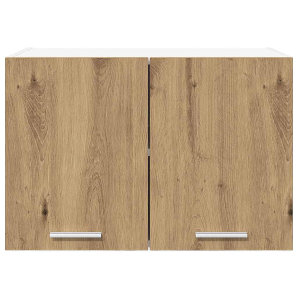vidaXL Wall Cabinet 2 pcs Artisan Oak and White 60 x 31 x 40 cm
