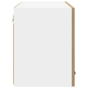 vidaXL Wall Cabinet 2 pcs Artisan Oak and White 60 x 31 x 40 cm