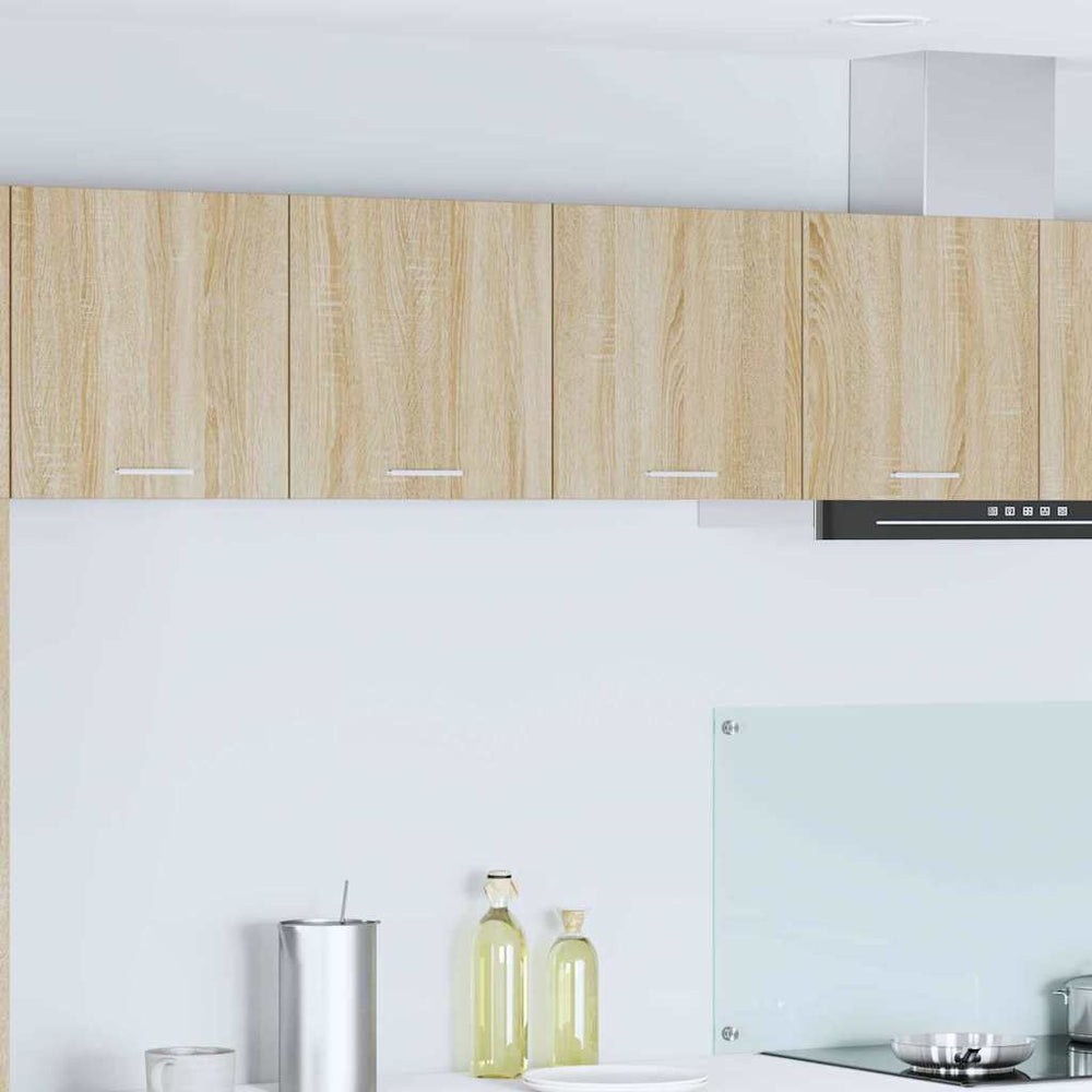 vidaXL Wall Cabinet with Door Sonoma Oak 80 x 31 x 40 cm Engineered Wood