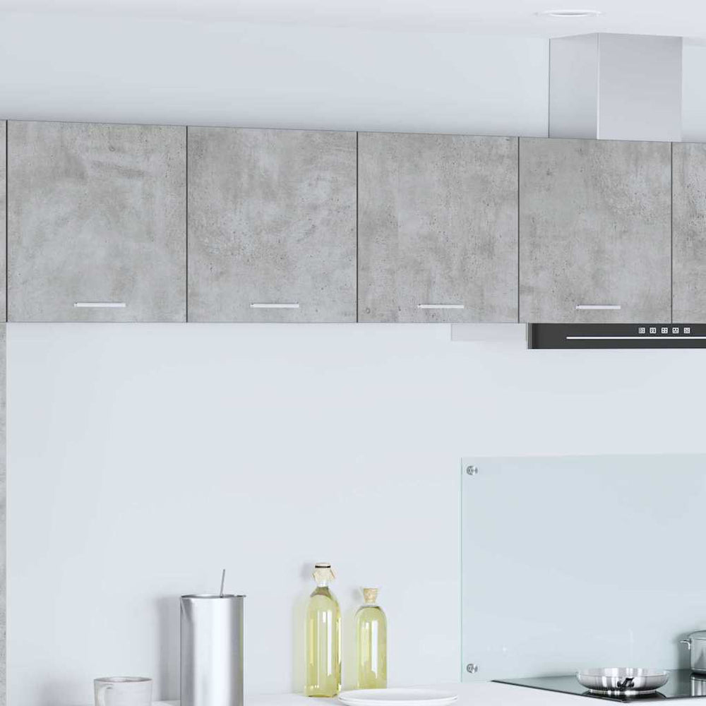 vidaXL Wall Cabinet with Door Concrete Grey 80 x 31 x 40 cm Engineered Wood