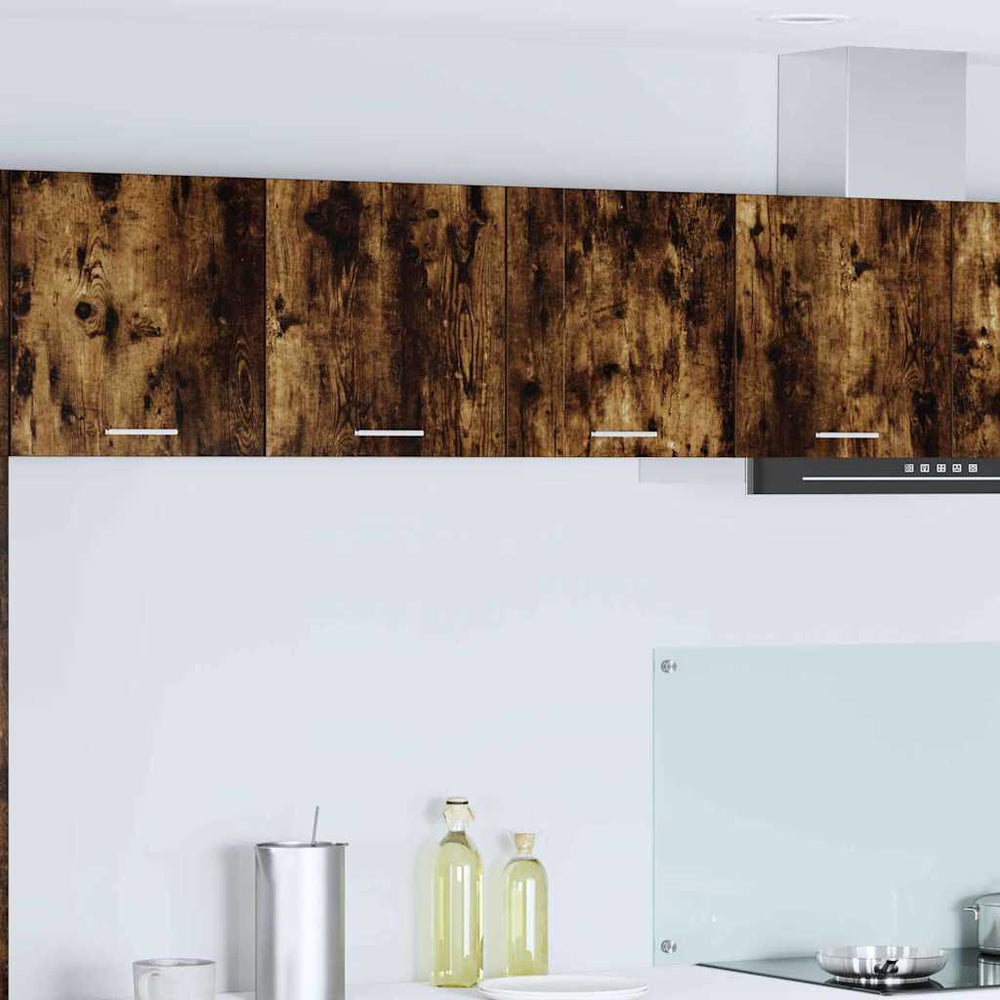 vidaXL Wall Cabinet Smoked Oak 80 x 31 x 40 cm Engineered Wood