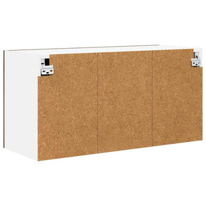 vidaXL Wall Cabinet Smoked Oak 80 x 31 x 40 cm Engineered Wood