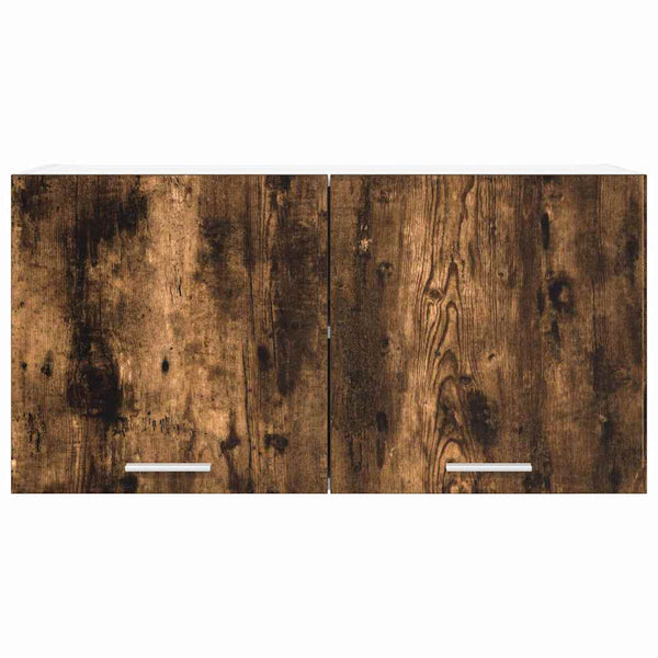 vidaXL Wall Cabinet Smoked Oak 80 x 31 x 40 cm Engineered Wood