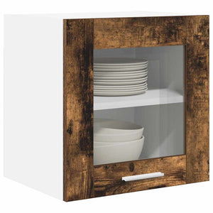 vidaXL Wall Cabinet Smoked Oak 40 x 31 x 40 cm Engineered Wood