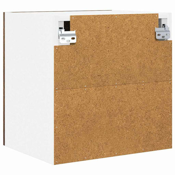 vidaXL Wall Cabinets with Door 2 pcs Smoked Oak 40 x 31 x 40 cm