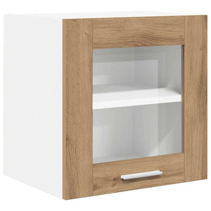 vidaXL Wall Cabinet with Door Riga 2 pcs Artisan Oak 40 x 31 x 40 cm