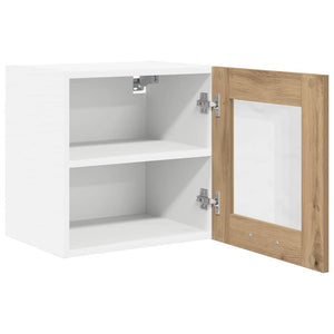 vidaXL Wall Cabinet with Door Riga 2 pcs Artisan Oak 40 x 31 x 40 cm