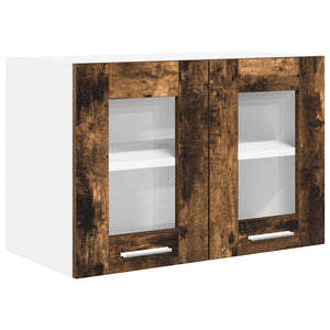 vidaXL Wall Cabinet Smoked Oak 60 x 31 x 40 cm Engineered Wood