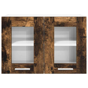 vidaXL Wall Cabinet Smoked Oak 60 x 31 x 40 cm Engineered Wood