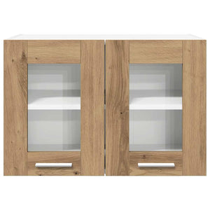 vidaXL Wall Cabinet with Door Riga 2 pcs Artisan Oak 60 x 31 x 40 cm
