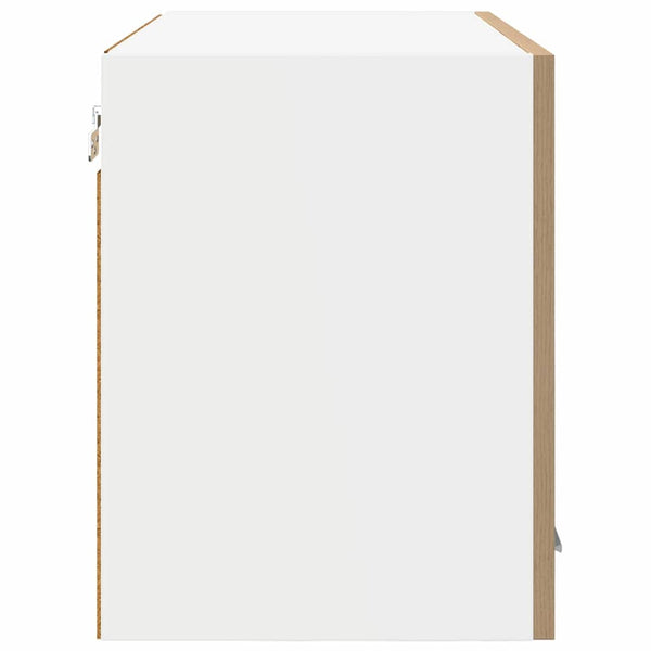 vidaXL Wall Cabinet with Door Riga 2 pcs Artisan Oak 60 x 31 x 40 cm
