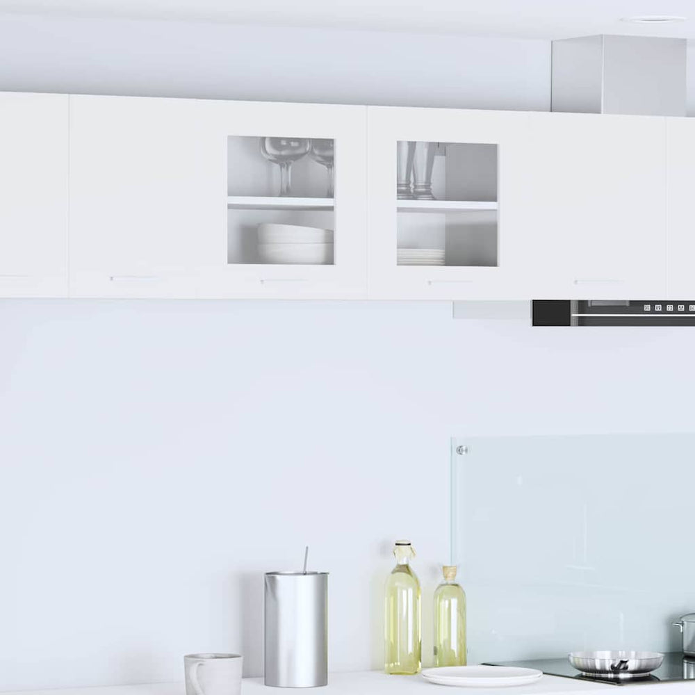 vidaXL Wall-Mounted Cabinet with Storage White 80 x 31 x 40 cm Engineered Wood