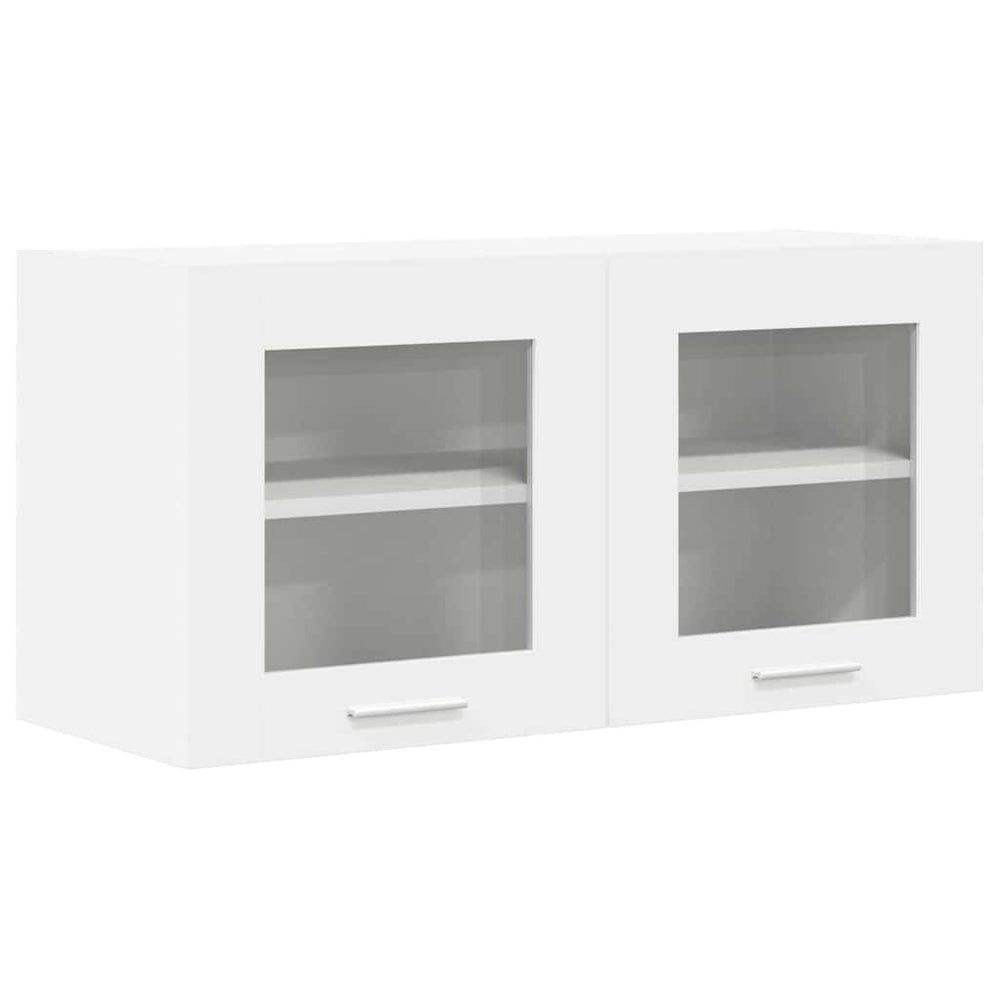 vidaXL Wall-Mounted Cabinet with Storage White 80 x 31 x 40 cm Engineered Wood