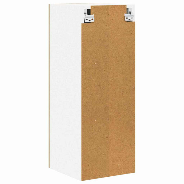 vidaXL Wall Cabinet 2 pcs Sonoma Oak and White 30 x 31 x 80 cm