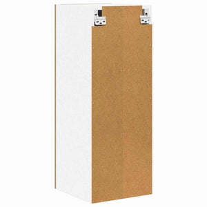 vidaXL Wall Cabinet with Door Artisan Oak and White 30 x 31 x 80 cm
