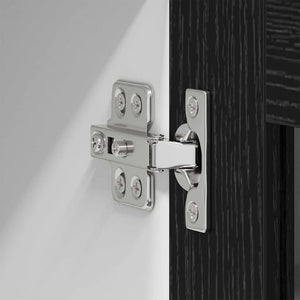 vidaXL Wall Cabinet Black Oak Look 40 x 31 x 80 cm Engineered Wood